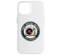 Vinyl Revival Society Tourne-Disque de Musique Coque pour iPhone 14