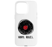 Vinyl Rules Records Collector LP Rétro Coque pour iPhone 15 Pro Max