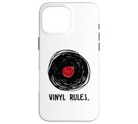Vinyl Rules Records Collector LP Rétro Coque pour iPhone 16 Pro Max