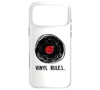 Vinyl Rules Records Collector LP Rétro Coque pour iPhone 17 Pro Max