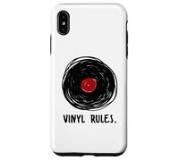 Vinyl Rules Records Collector LP Rétro Coque pour iPhone XS Max