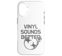 Vinyl Sounds Better Vintage Music LP Record Collector DJ Coque pour iPhone 16