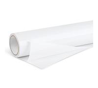 Vinyle Adhésif Blanc Brillant, 30 x 500 cm PET Vinyle adhésif Blanc pour Cricut, Silhouette Cameo, Vinyle permanent pour Cadeaux de Bricolage, Mug, Fenêtre, Céramique, Plastique