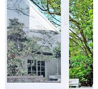 Vinyle Adhésif Effet Miroir pour Verre. Film de Protection Solaire pour Vitres. Autocollant Opaque pour Vitres. Film Teinté Unidirectionnel. pour Usage Domestique et Professionnel. 50X300 CM