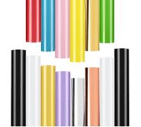 Vinyle adhésif permanent - Format 30 5 cm x 30 5 cm - Compatible Cricut pour bricolage mug fenêtre céramique et plastique