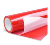 Vinyle Adhésif Rouge, 30 x 500 cm PET Vinyle adhésif Blanc pour Cricut, Silhouette Cameo, Vinyle permanent pour Cadeaux de Bricolage, Mug, Fenêtre, Céramique, Plastique