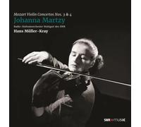 Vinyle analogique 180g : Johanna Martzy - Concerts pour violon Mozart 3 & 4