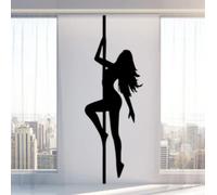 Vinyle Art Sexy Femme Sticker Mural Chaud Cheveux Longs Filles Portrait Fonds D'écran Salon De Coiffure Décor À La Maison Beauté Affiche Mural57X20CM