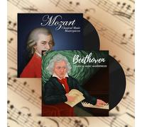 Vinyle Beethoven : Chefs-d'œuvre classiques pour piano - Vinyle Mozart : Chefs-d'œuvre classiques