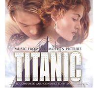Vinyle bo de film Titanic 25th Anniversary Edition Vinyle Argent et Noir Marbré