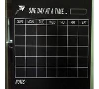 Vinyle bricolage hebdomadaire ardoise calendrier tableau noir autocollant planificateur papier peint sticker mural autocollants 45 cm * 60 cm