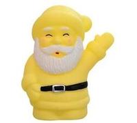 Vinyle coloré de noël santa claus led veilleuse ornements jouets cadeaux - jaune G