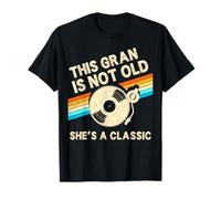 Vinyle d'anniversaire rétro This Gran is Not Old She's A Classic T-Shirt