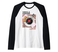 Vinyle et Café Toute la Journée Tous Les Jours Musik Cafè Manche Raglan