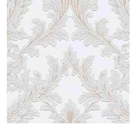 vinyle expansé 10159-31 papier peint intissé baroque 0.53 x 10.05 m Erismann Effecto gris