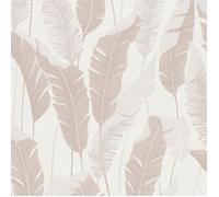 vinyle expansé 10344-02 papier peint intissé fleurs floral 0.53 x 10.05 m Erismann 4Earth Melissa beige