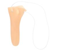 Vinyle Faux Nez de Sorcière Beige pour Célébration Halloween | Accessoire de Costume, Style Réaliste et Amusant, pour Cosplay, Fêtes, Décoration, une Pièce