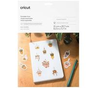 Cricut Printable Vinyl A4 Set de films Largeur de coupe 29.7 cm transparent