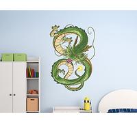 Vinyle mural taille réelle Dragon Ball Super Shenron Produit officiel 76 x 110 cm Vinyle pour murs, produit original Vinyle adhésif mural Décoration intérieure DBS