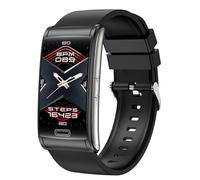 (Vinyle) Nouvelle montre d'exercice intelligente ECG + PPG pression de glycémie bracelet de fréquence