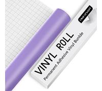Vinyle permanent pour Cricut - Feuilles de vinyle adhésif violet mat de 3 m pour Cricut, Silhouette & Cameo, vinyle pour tasse, tasse, fenêtre et décoration d'intérieur, et autres projets de bricolage
