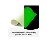 Cricut Vinyle phosphorescent amovible – Auto-adhésif, Blanc 61 cm (24")