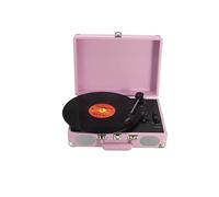 Vinyle Player Lecteur LP Disque 33/45/78 RPM Fonctionnement Bouton 3 Couleur Portable Portable Haut-Parleur du Gramophone du Gramophone