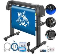 Vinyle plotter de découpe - VEVOR - 870 mm - Fournit des ports : COMPIM et USB