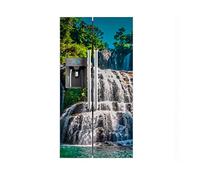 Vinyle pour Réfrigérateur Américain Cascade Échelonnée - Autocollants Élégants et Économiques 90x180cm