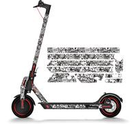 Vinyle Pour Scooter Électrique XiaomiModèle Bomb Black 4pzDécorez Et Protégez Votre ScooterCompatible Pour Xiaomi M365,S1,Pro,Essentiel,Pro2,Pro3.