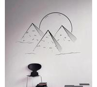 Vinyle pyramides égyptiennes autocollants muraux Chambre égyptienne ancienne salon bureau Art décoration intérieure