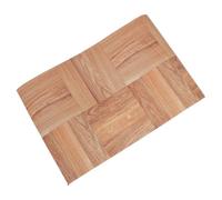 Vinyle Revêtement de Sol Autocollant Marron Imitation Bois | Pvc, Protection des Surfaces Usées et Endommagées, Texture Bois, pour Entrée et Bureau