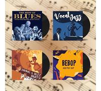 Vinyle The Best of Blues - Vinyle Swing & Jazz Party - Vinyle Vocal Jazz - Vinyle Bebop and Post Bop