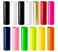 Vinyle thermocollant intelligent pour Cricut Maker 4/3, Explore 5/4/3, vinyle HTV pour T-shirts, découpe sans matrice pour transfert thermique DIY bright orange