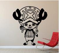 Vinyle Wall Decker One Piece Tony Tony Chopper, Décor À La Maison, Garçon Chambre Sea Fan Chambre Wall Sticker42x48cm