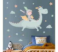 Vinyles enfants enfants - Le dragon magique et le chevalier bleu - T0- Basico