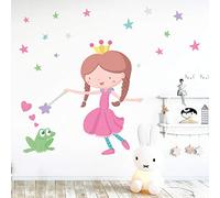 Vinyles fille - Princesse et le crapaud vert - Vinyles pour enfants - T3 - Grand
