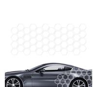 Vinyles hexagonaux pour voiture, vinyle de couverture totale pour voiture | Motif géométrique d'abeilles mignonnes | Autocollant 60 x 200 cm, décoration pour portes et côtés