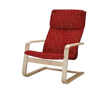 VINYLLA Housse de Rechange pour Fauteuil IKEA Pello (Tetron Cotton - Rouge)