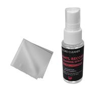 Vinyls Kit nettoyant pour disques 30 ml avec chiffon en microfibre pour un entretien optimal du son et audiophiles