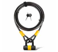 VINZ Kinabalu Cable de Sécurité avec Serrure à Clé | Cable de Verrouillage Flexible | Longueur 300 cm | Certification ART4 | Haute Résistance et Fiabilité | Idéale pour Protéger Votre Meubles,...