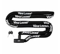VINZ Olympus Antivol Velo | Serrure Chain Sécurité Optimale pour Votre Vélo, Scooter ou Véle électrique | Diamètre 8 mm | Longueur 300 cm | Haute Résistance et Fiabilité | Cadenas avec 2 Clés