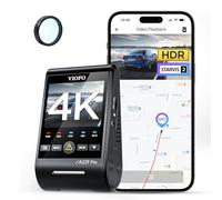 VIOFO A229 Pro Starvis 2 Caméra avant HDR 1CH 4K avec commande vocale et Wi-Fi 5 GHz GPS ultra-précis avec filtre CPL, vision nocturne 2.0, sortie vocale, jusqu'à 512 Go max