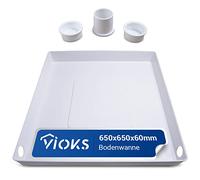 Vioks Bac de Plancher Récipient Collecteur Wasserwanne Bac Collecteur pour Machine à Laver Ou Lave-Vaisselle Comme Universel : Universel Utilisable Article 65x65x6cm