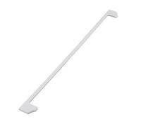 VIOKS Barre de support en verre blanche de rechange pour Beko 4851900100 766251345 - Barre profilée décorative avant pour plaque en verre - Réfrigérateur combiné