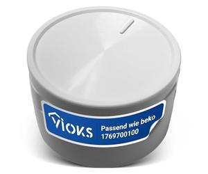 VIOKS Bouton Rotatif Knebel pour Sélection de Programme Remplacement pour Beko 1769700100 Touche de Commande de Programme Sélecteur Contrôleur-Programmeur pour Lave-vaisselle