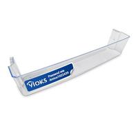 VIOKS Compartiment de rangement de rechange pour réfrigérateur Amica 1022439 1033020, porte-bouteilles, compartiment latéral, compartiment de porte 432 х 85 mm, pour porte de réfrigérateur, étagères