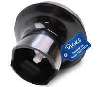 VIOKS Couvercle de transmission de rechange pour Braun 7322115434 Couvercle supérieur pour récipient de 350 ml Marron Mixeur plongeant Multiquick 7 Multiquick 9 Mixeur hachoir