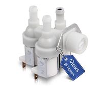 VIOKS Électrovanne 230 V 3/4" de Rechange pour vanne d'eau Miele 1678013 / vanne à Eau 3 Fois 90° Ø 10,5 mm pour Machine à Laver Miele W961 Novotronic W985 W822 W842 W830 W907, etc