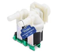 VIOKS Electrovanne lave-linge double 180° 10,5 mm Ø de rechange pour électrovanne Bosch 00428210 - Valve d'entrée pour machine à laver Siemens Bosch